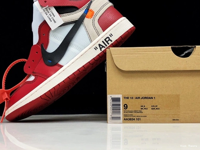 Kick Theory Chicago Jordan The AA3834-101 Ten Air Retro Off-White 1 0821